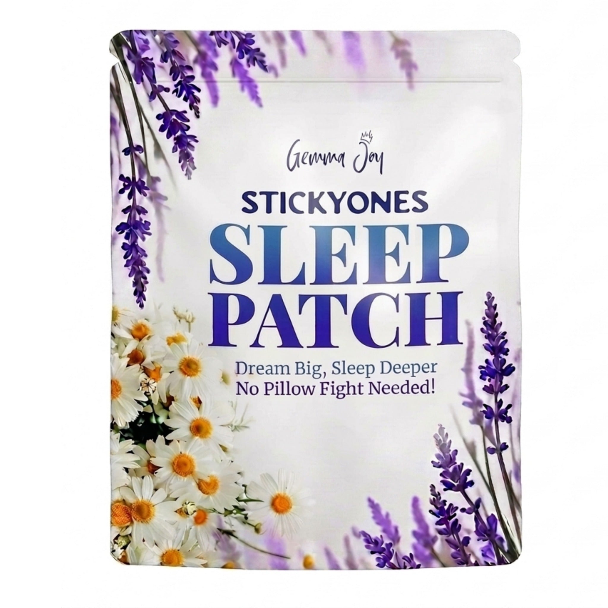 Gemma Joy StickyOnes Sleep Patches for Adults – Extra Strength Sleeping Patches – Melatonin-Free Non-Invasive Sleep Aid with Essential Oils – Aromatherapy Patch Stickers for Men and Women – 30 Count