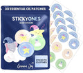 Gemma Joy StickyOnes Sleep Patches for Kids – Toddler Sleep Aid Stickers with Natural Sandalwood, Chamomile & Lavender – Melatonin-Free Sleepy Stickers for Kids, Sticks to Clothes All Night (30 Pack)