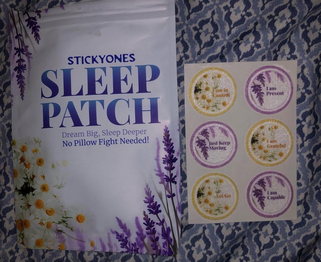 Gemma Joy StickyOnes Sleep Patches for Adults – Extra Strength Sleeping Patches – Melatonin-Free Non-Invasive Sleep Aid with Essential Oils – Aromatherapy Patch Stickers for Men and Women – 30 Count